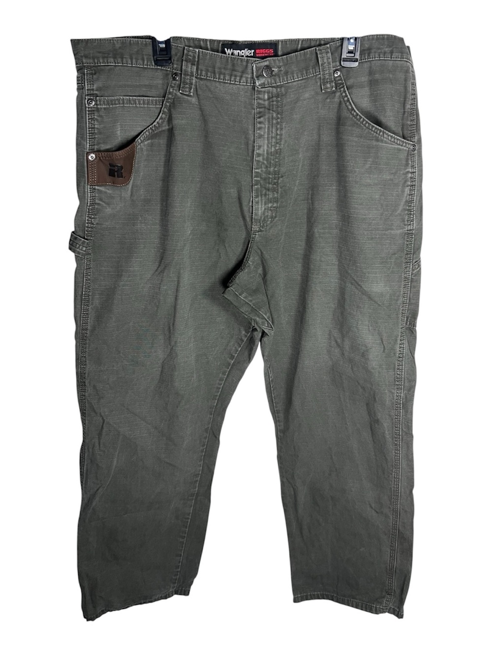Wrangler Riggs Men's Olive Gray Work Pants Men’s Size 40x30